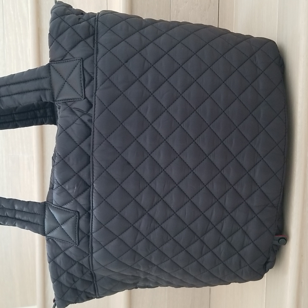 MZ Wallace Black Large Metro Tote Deluxe - with Luggage Opening - Picture 9 of 15